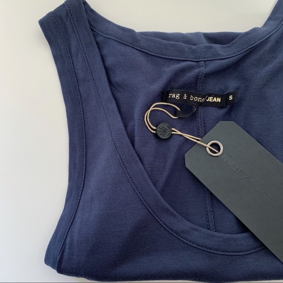 rag & bone Tops - NWT Rag & Bone Navy Tank Small